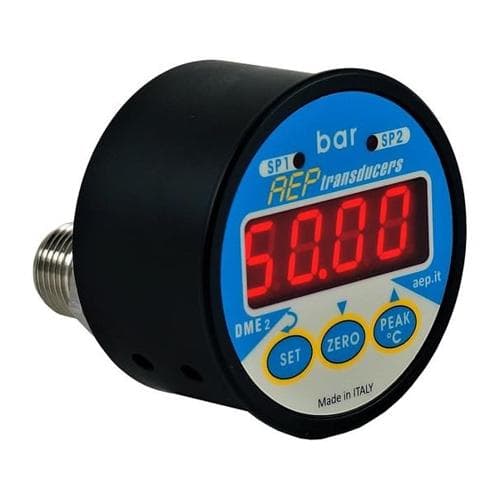 Đồng hồ đo áp suất kỹ thuật số DME2 100 bar AEP-TRANSDUCERS DME2-100B Đồng hồ đo áp suất kỹ thuật số DME2 100 bar AEP-TRANSDUCERS DME2-100B