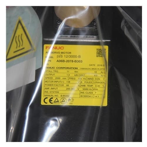 Fanuc A06B-2078-B303 :AC SERVO MDL BiS 12/3000 Fanuc A06B-2078-B303 :AC SERVO MDL BiS 12/3000