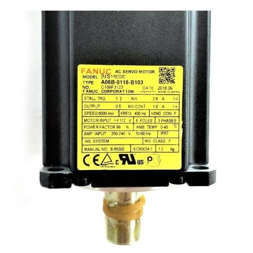 Fanuc Động cơ servo A06B-0116-B103 Fanuc Động cơ servo A06B-0116-B103