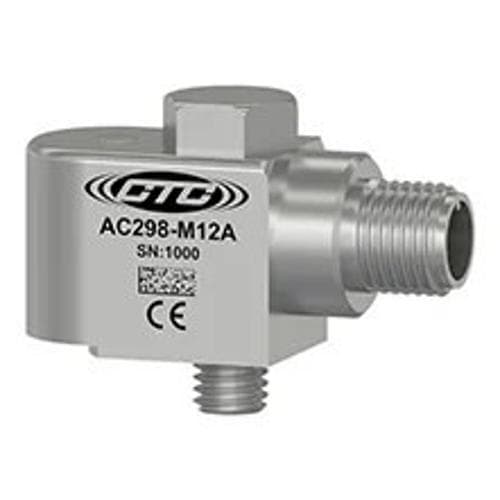Cảm biến gia tốc 100 mV/g kích thước nhỏ gọn CTC AC298-M12A Cảm biến gia tốc 100 mV/g kích thước nhỏ gọn CTC AC298-M12A