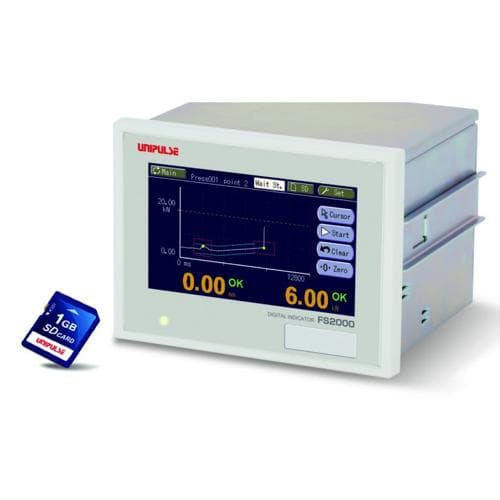 Bộ hiển thị hỗ trợ khe cắm thẻ SD và tốc độ lấy mẫu cao UNIPULSE FS2000 Bộ hiển thị hỗ trợ khe cắm thẻ SD và tốc độ lấy mẫu cao UNIPULSE FS2000