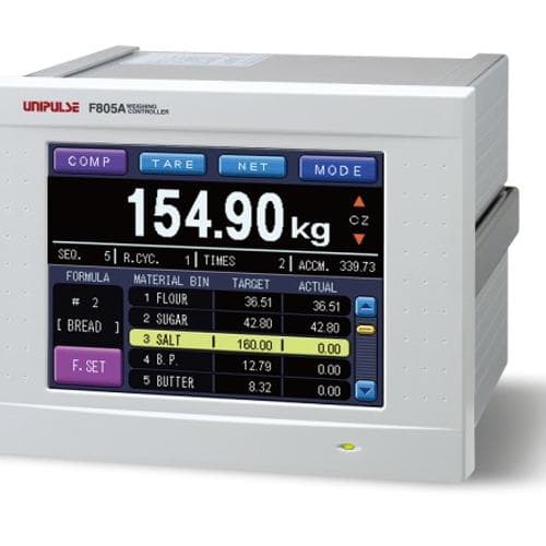 Bộ hiển thị cân cho hệ thống cân phân loại UNIPULSE F805AT-FB Bộ hiển thị cân cho hệ thống cân phân loại UNIPULSE F805AT-FB