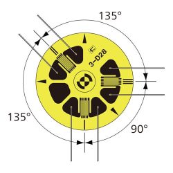 cho phương pháp khoan KYOWA KFGS 120Ω Ba trục