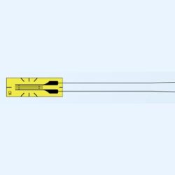 Máy đo biến dạng lá có độ giãn dài cao KYOWA KFEL 120Ω Ba trục 0°/90°/45°