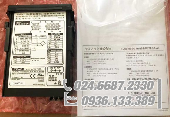 Bộ hiển thị TEAC TD-700T