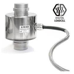 Cảm biến lực nén Load Cell 30 tấn C4. Thép không gỉ IP68 DINI-ARGEO RCD30C4